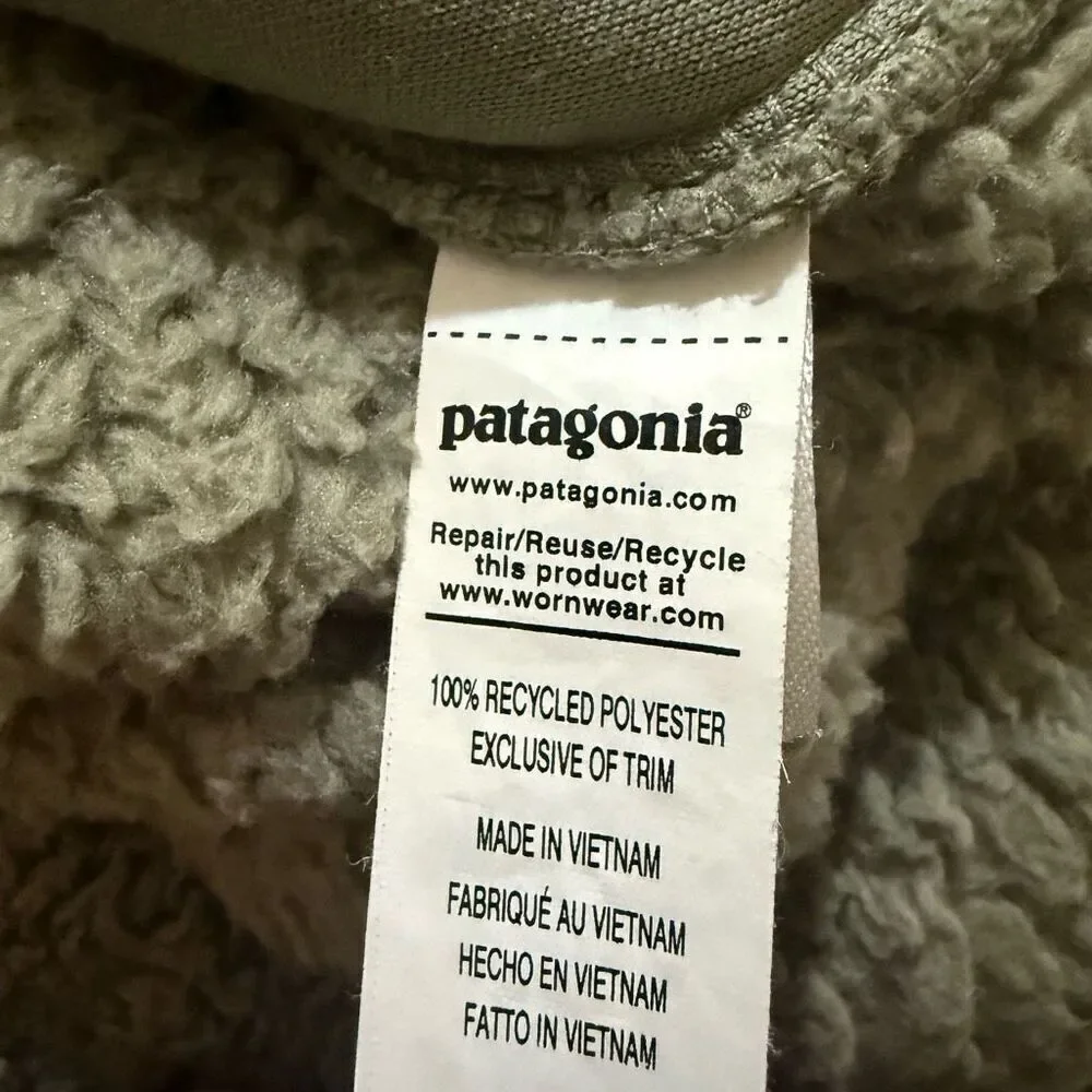 Patagonia Sherpa gray kids vest size xl